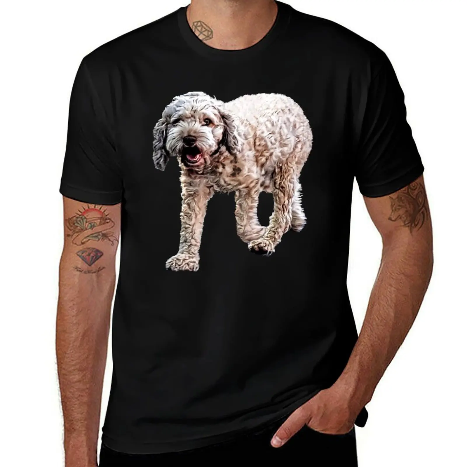 

Lagotto Romagnolo T-Shirt kawaii clothes boys animal print sweat anime tshirt fitted t shirts for men