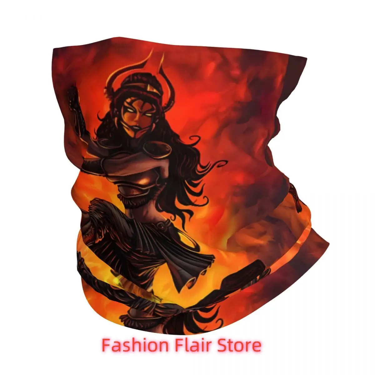 

Shiva Bandana Neck Cover Printed Wrap Scarf Multi-use Cycling Riding for Men Unisex Thin