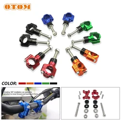 OTOM Motorcycle Handlebar Clamp CNC Aluminum Alloy Bar Clamps 1 1/8