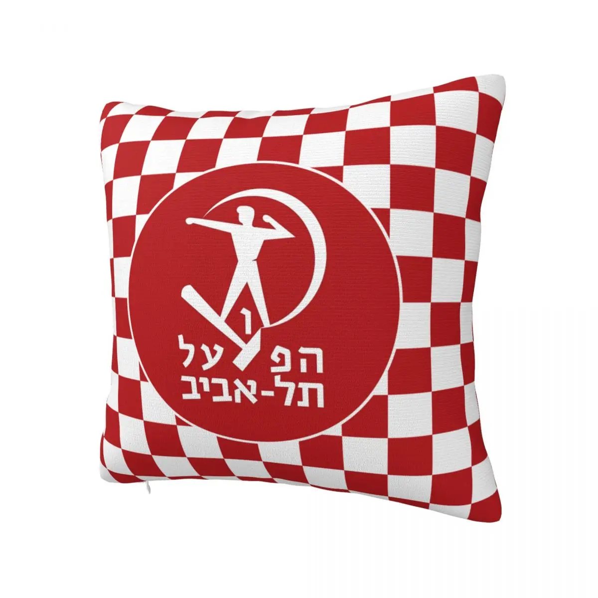 Israel hapoel ปลอกหมอนตกแต่งโซฟา, ปลอกหมอนผ้ากำมะหยี่ลายสั้นสองด้านตกแต่งบ้าน