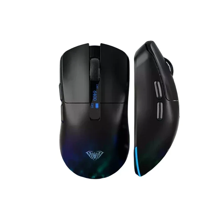 AULA SC590Pro Mouse da gioco wireless PAW3311 20000 DPI Smart Screen Bluetooth 2.4G Wired Office ESports Gamer Mouse Accessori per PC