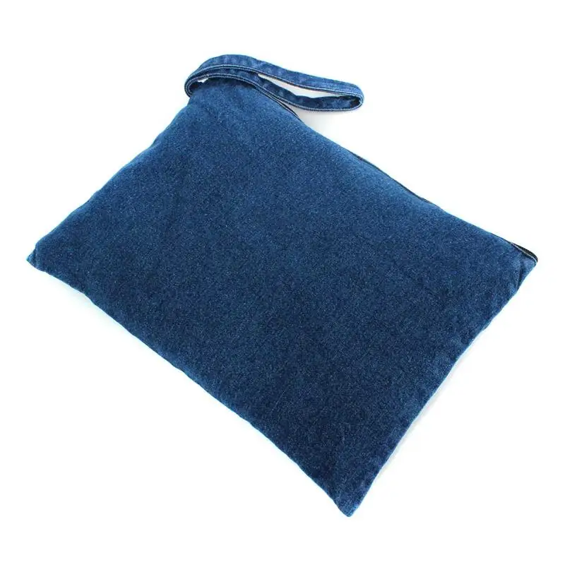 Canvas denim Women clutch Bag Blue ladies Clutches Bolsa Feminina Wristlets Lady Casual Handbag Wallets purse