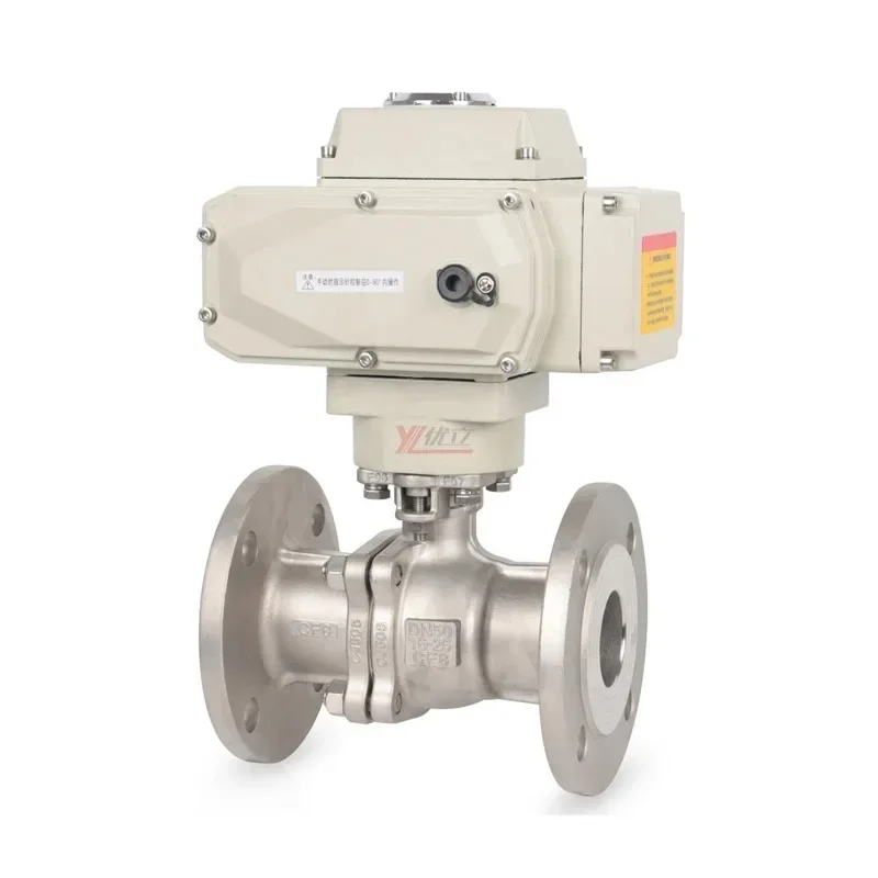 4inch 6inch Flange Stainless Steel 304 316 150lb 10K 1.6mp WCB Motorized AC220V Explosion-proof Electric Flanged Ball Valve