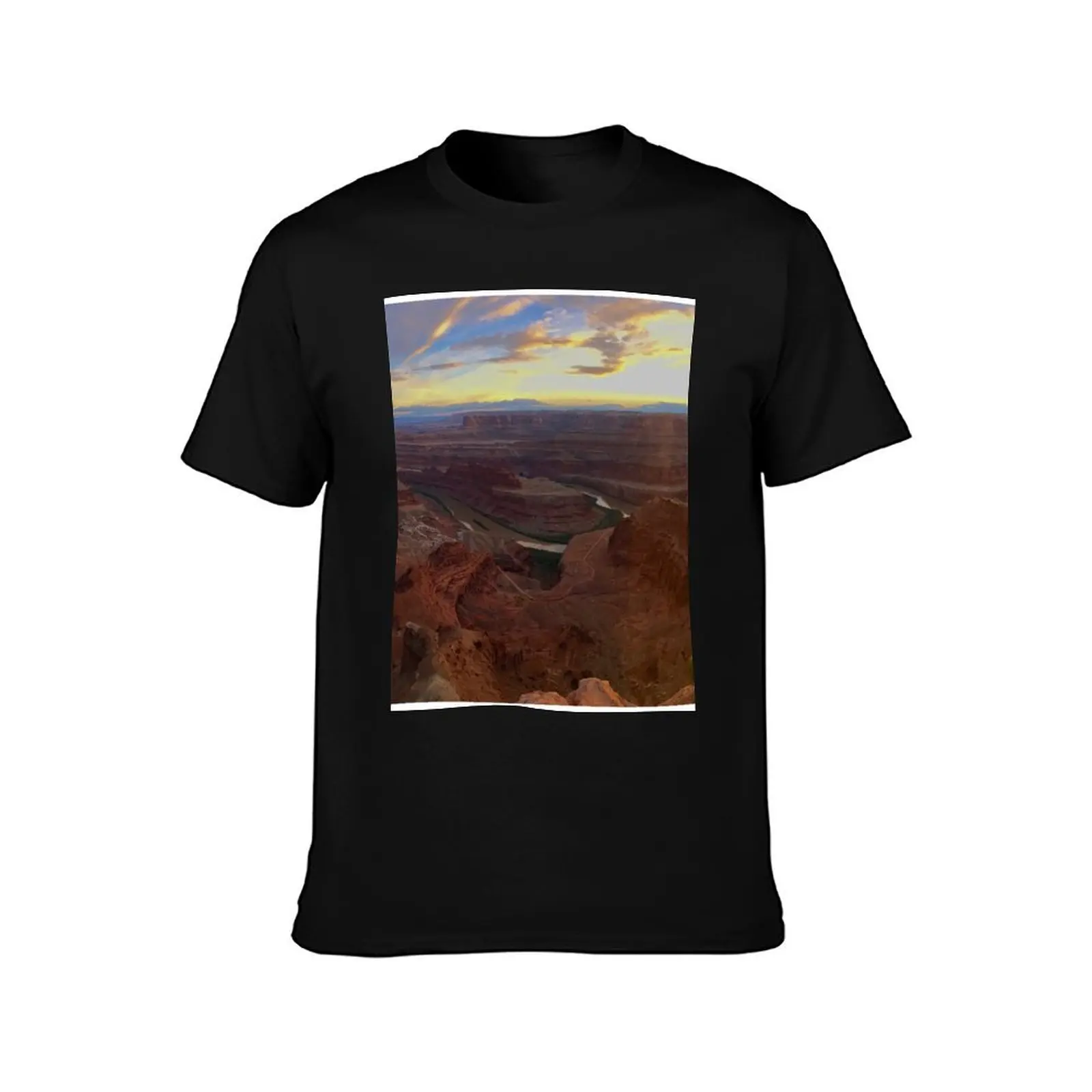Dead Horse Point State Park, Utah T-Shirt Gym Exercise Short Sleeve T-Shirt