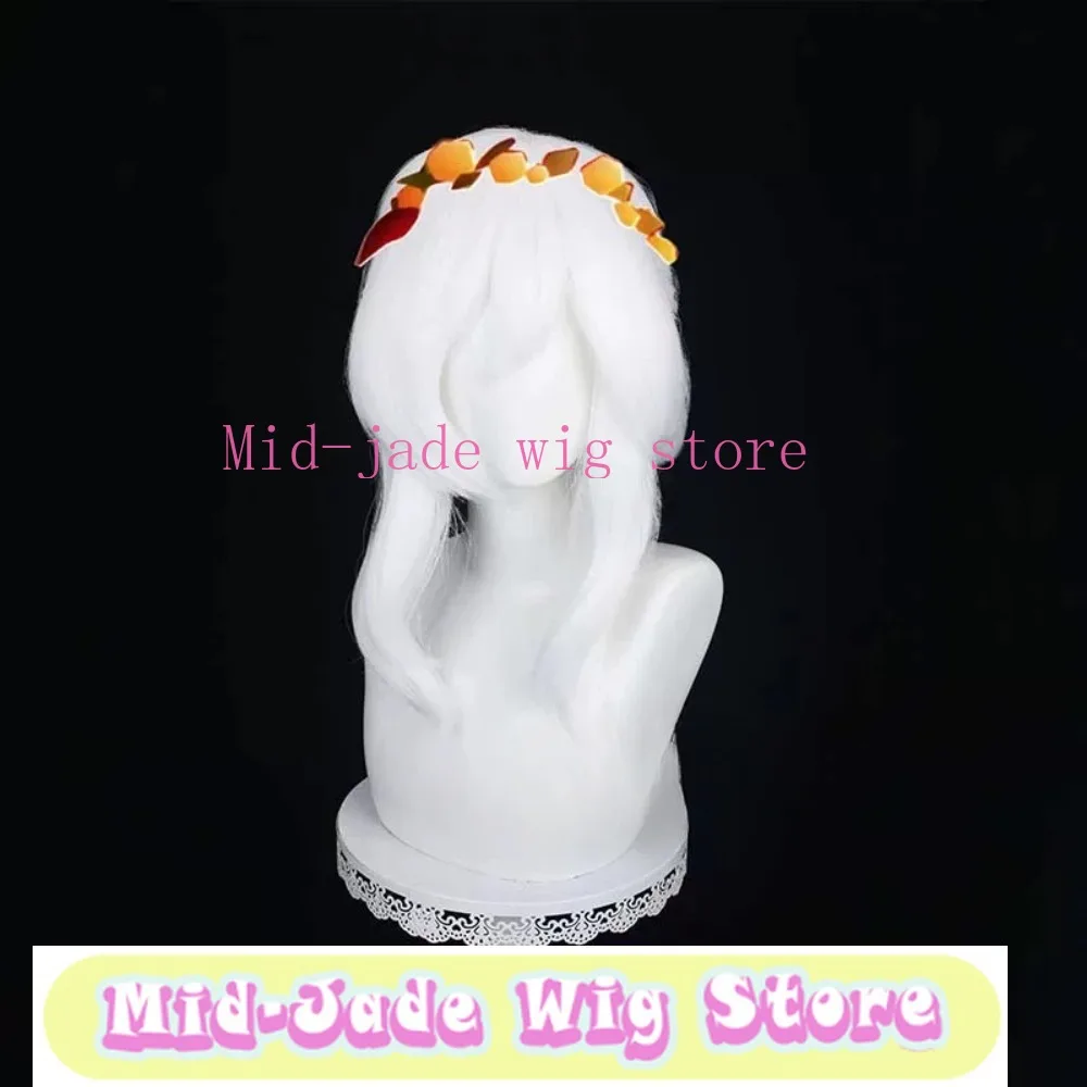 Sky Season Flower Cosplay Wig Fluffy Hair Texture Character Style Synthetic Hairpiece for Convention Event