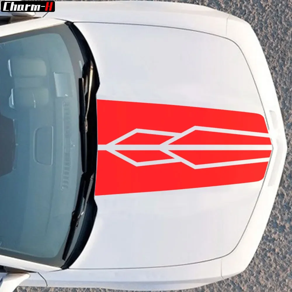 

Car Racing Sport Bonnet Decal Hood Accent Stripes Decal Vinyl Compatible with Chevrolet Camaro 2010-2015 Graphics