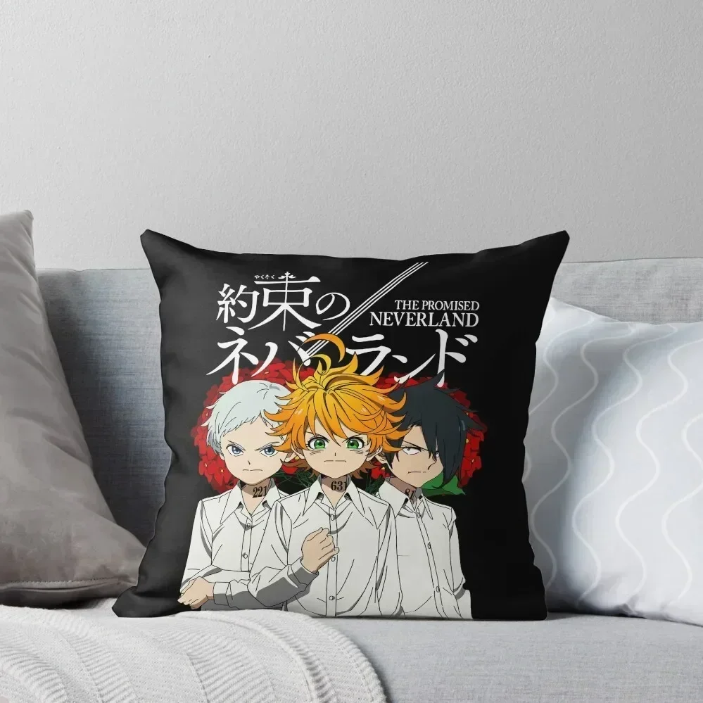 The Promised Neverland - Yakusoku no Neverland Throw Pillow sleeping pillows Christmas Throw Pillows Covers pillow