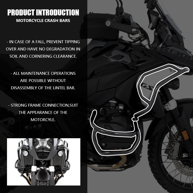 For BMW R1300GS Engine Guard Highway Crash Bar R 1300 GS R1300 GS 2024 2025 Motorcycle Frame Protection Bumper Accessories