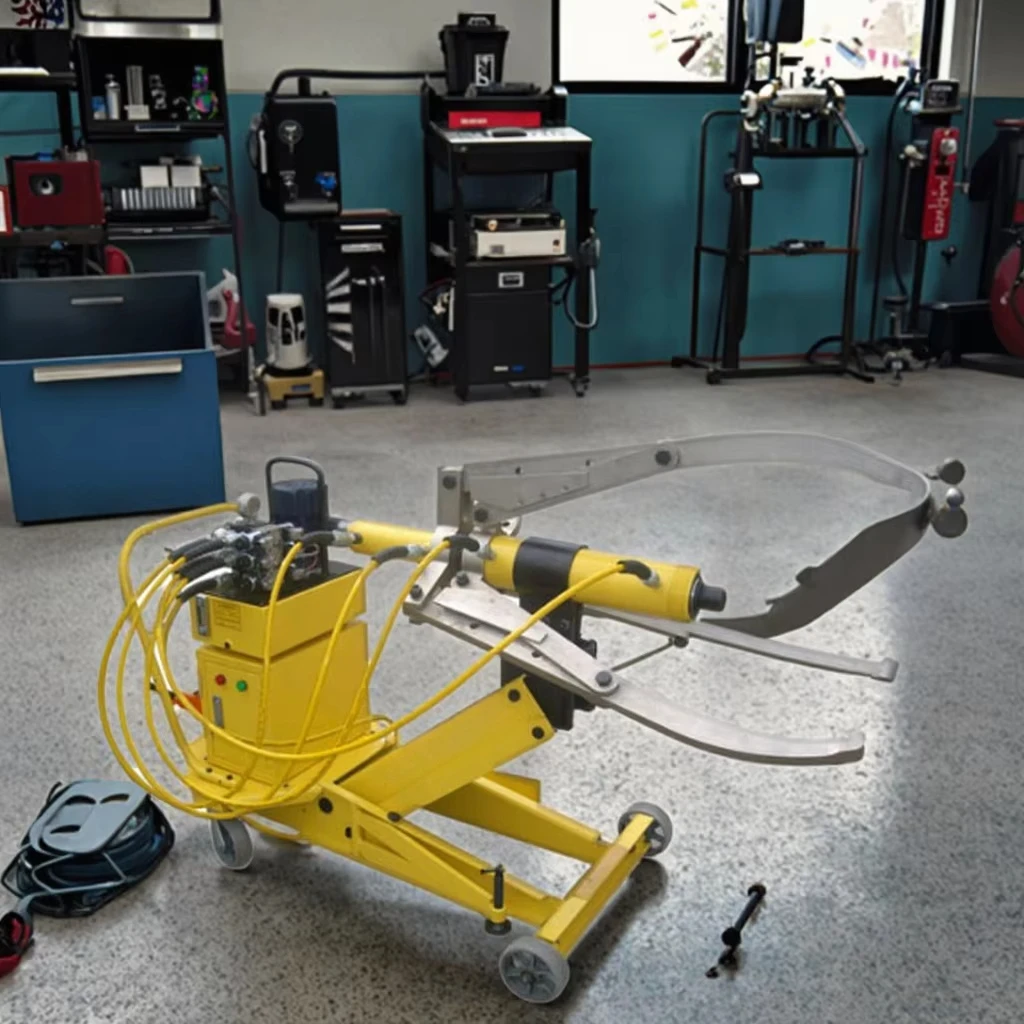 50 طن 3 فك أداة سحب تروس هيدروليكية أوتوماتيكية مثبتة على السيارة تستخدم للمحامل الكبيرة والأدوات الهيدروليكية لقطعة العمل #1