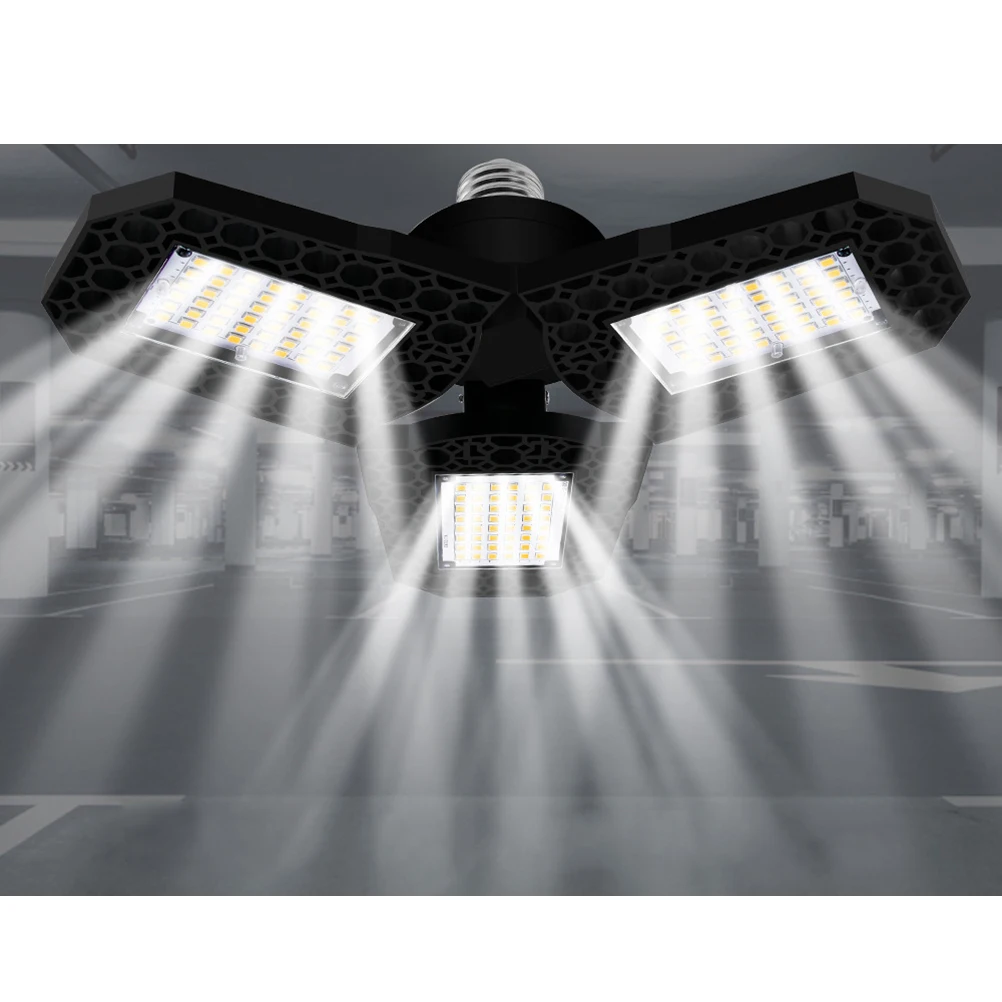 

High Bay Lights Dimmable Garage Bright Folding Ceiling Deformable Led Directable