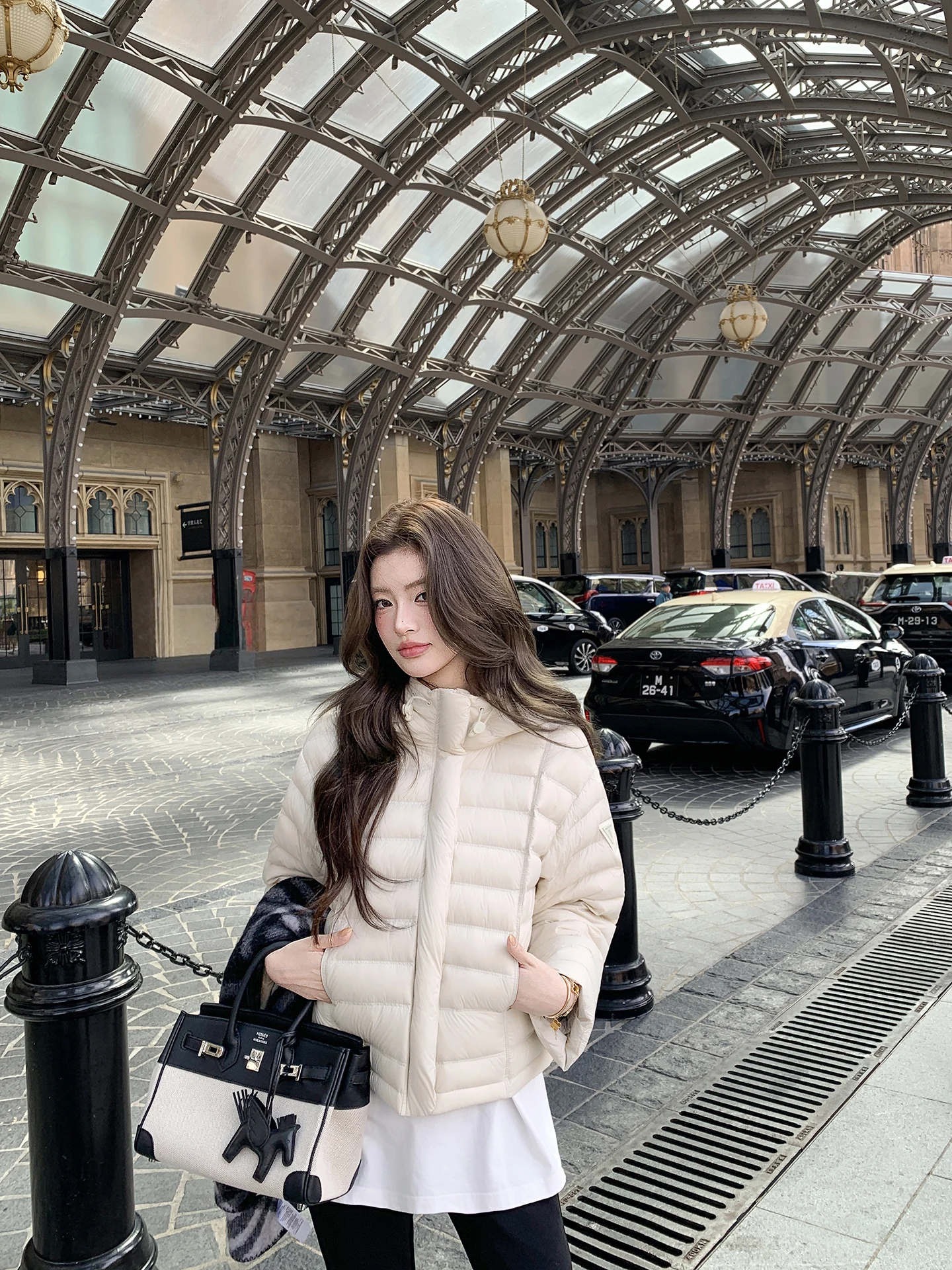 

Lightweight ort White Du down Jaet Women's Winter Faionable Warm Coat Earth Store 90% down Coat Casual Fit Rubber Buc...