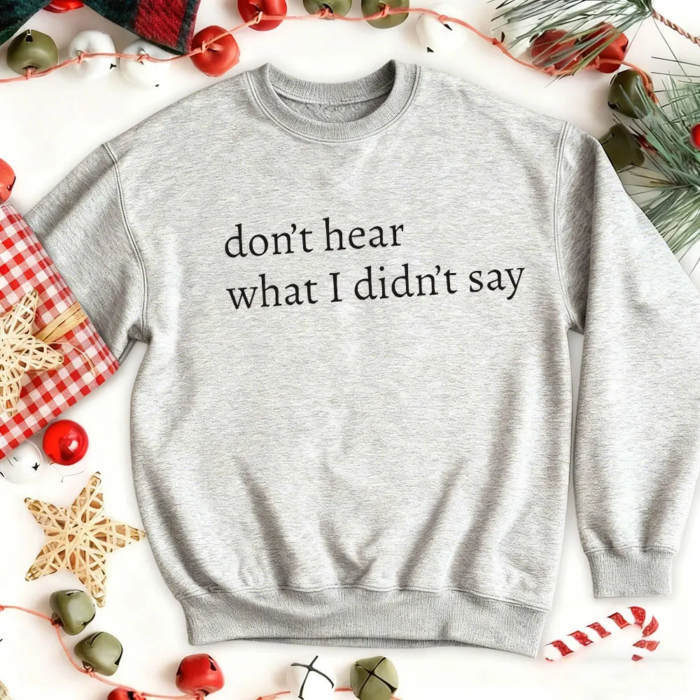 لا أسمع ما لم أقول سترة التوعية بالتوحد للجنسين مدخل هودي الحب على الطيف دعم التنوع العصبي هدية