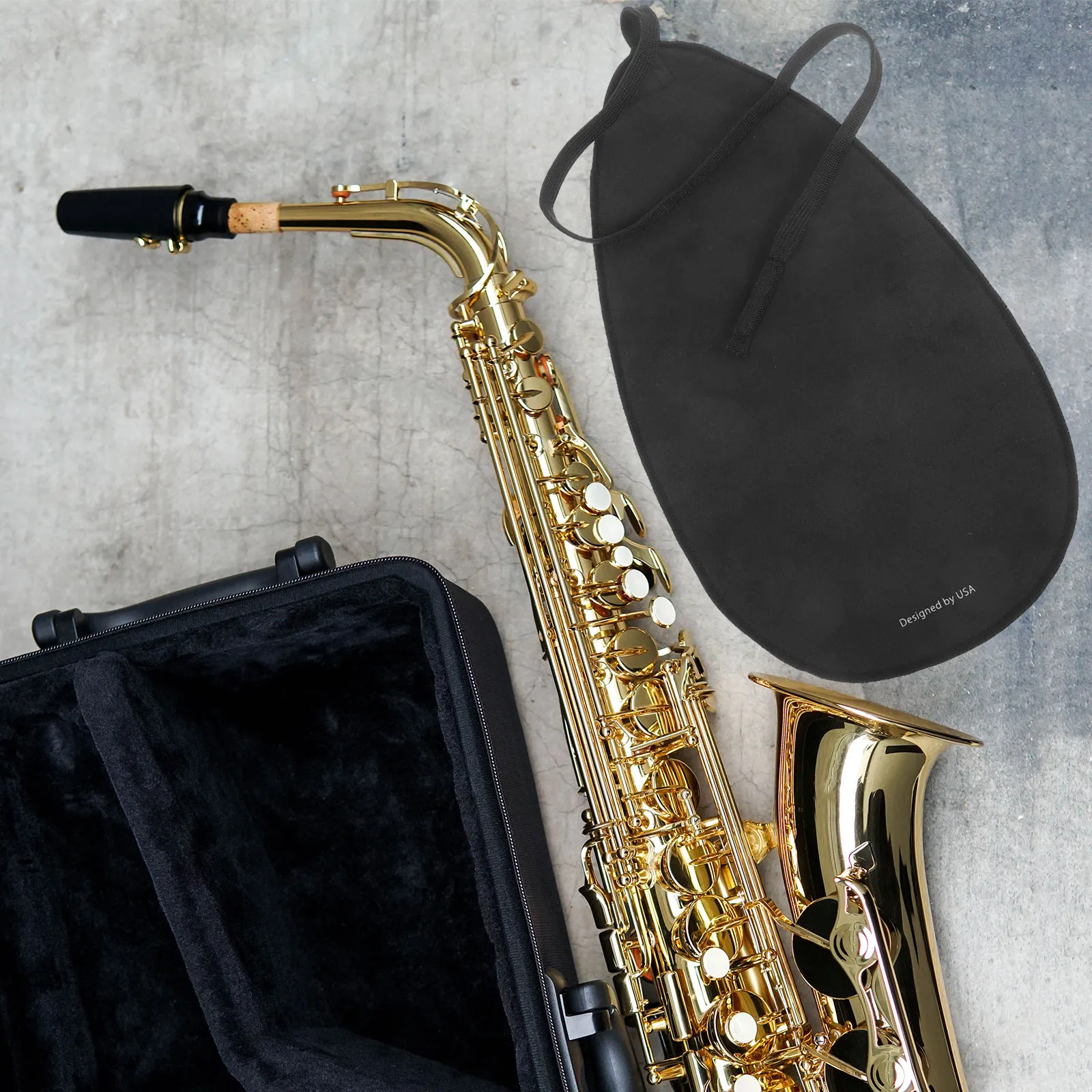 2Pcs Music Instrument Cleaning Cloth Firm Soft Multi-Use Flute Clarinet Saxophone Care Tool Sweat Absorbing