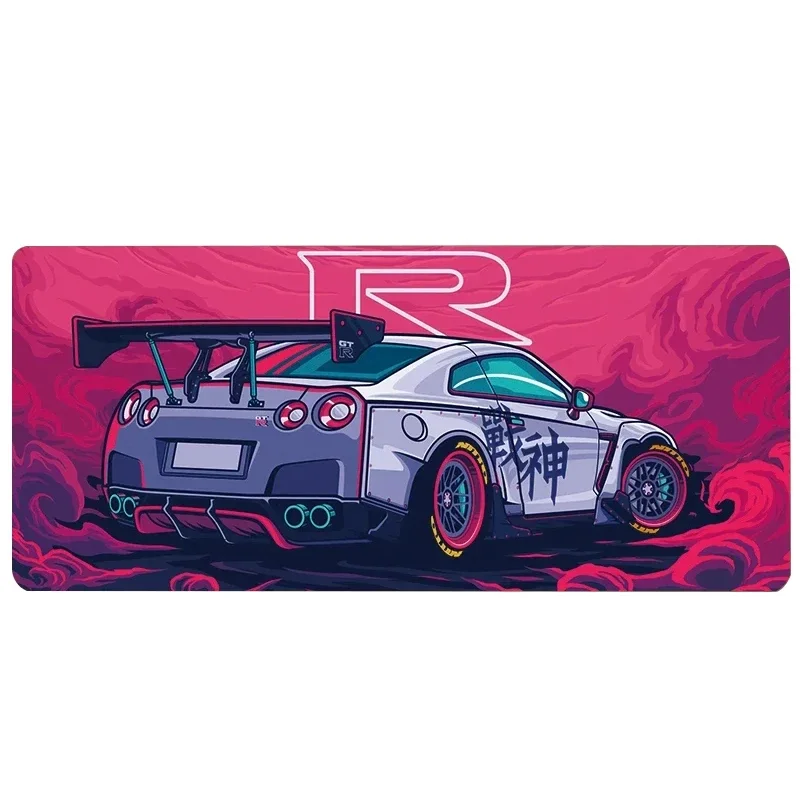 New Arrivals Sports Car Mouse Pad XXL Gaming Accessories Office Gamer Keyboard Desk Mat Non-Slip Laptop Large Anime GTR Mousepad