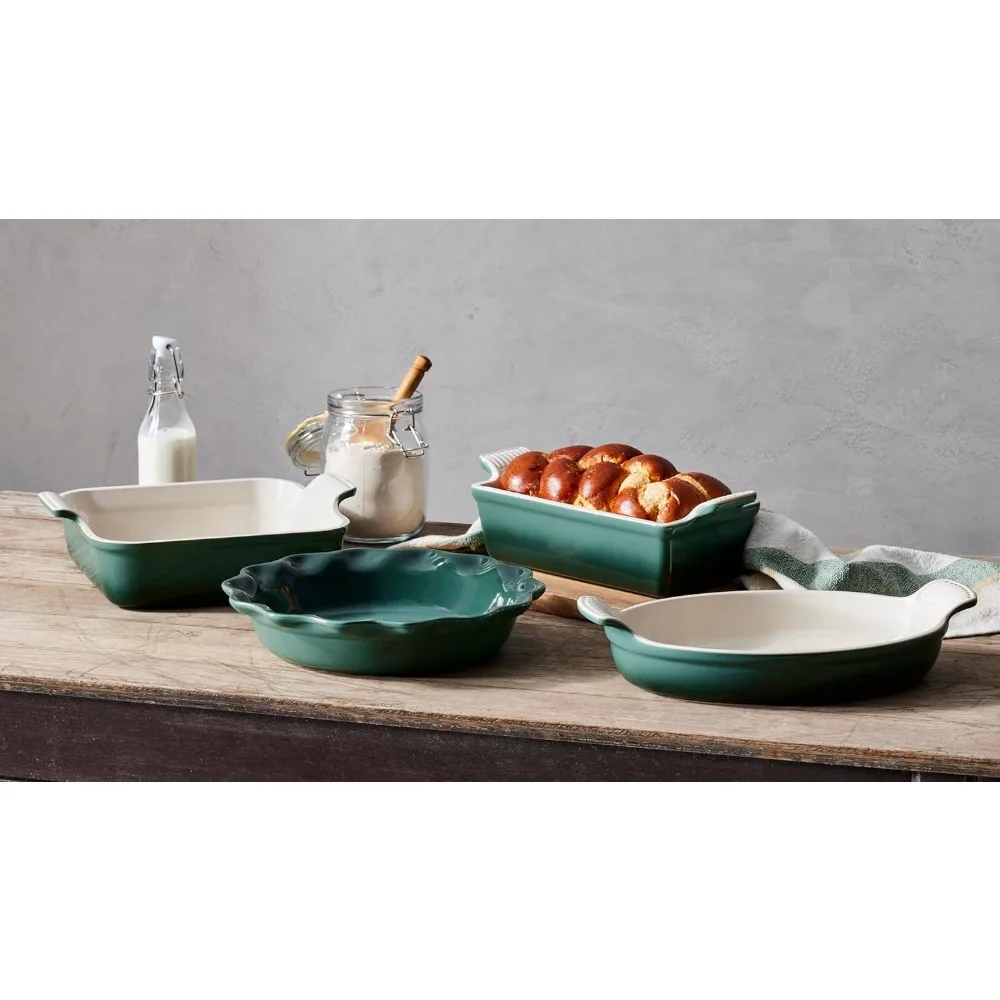 StonewareHeritage Bakeware Set, Oyster