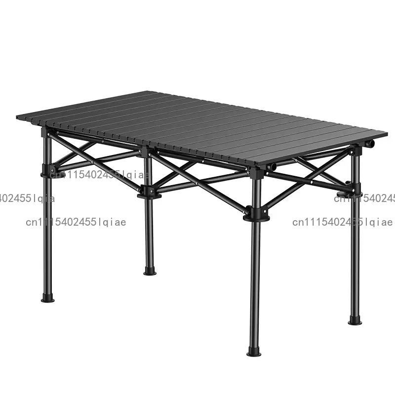 For Outdoor Folding Picnic Table And Chairs Portable Egg Roll Camping Small Table Set Stall Equipment Household Use Gear