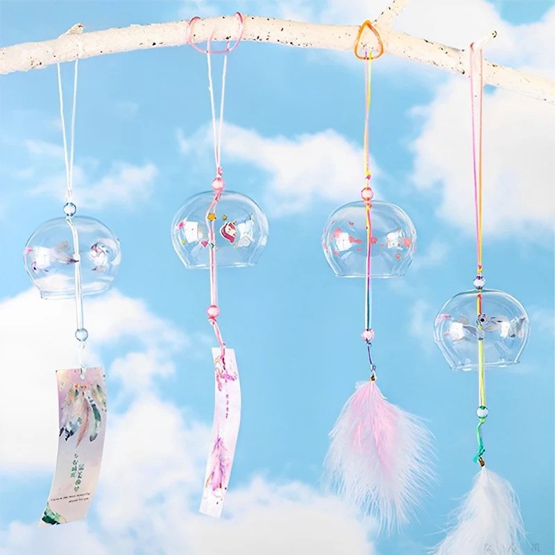 27 Kinds Wind Bell Japan Cute Wind Chimes Furin SpaKitchen Office Ornaments Japanese Room Decor for Home Decoration Party
