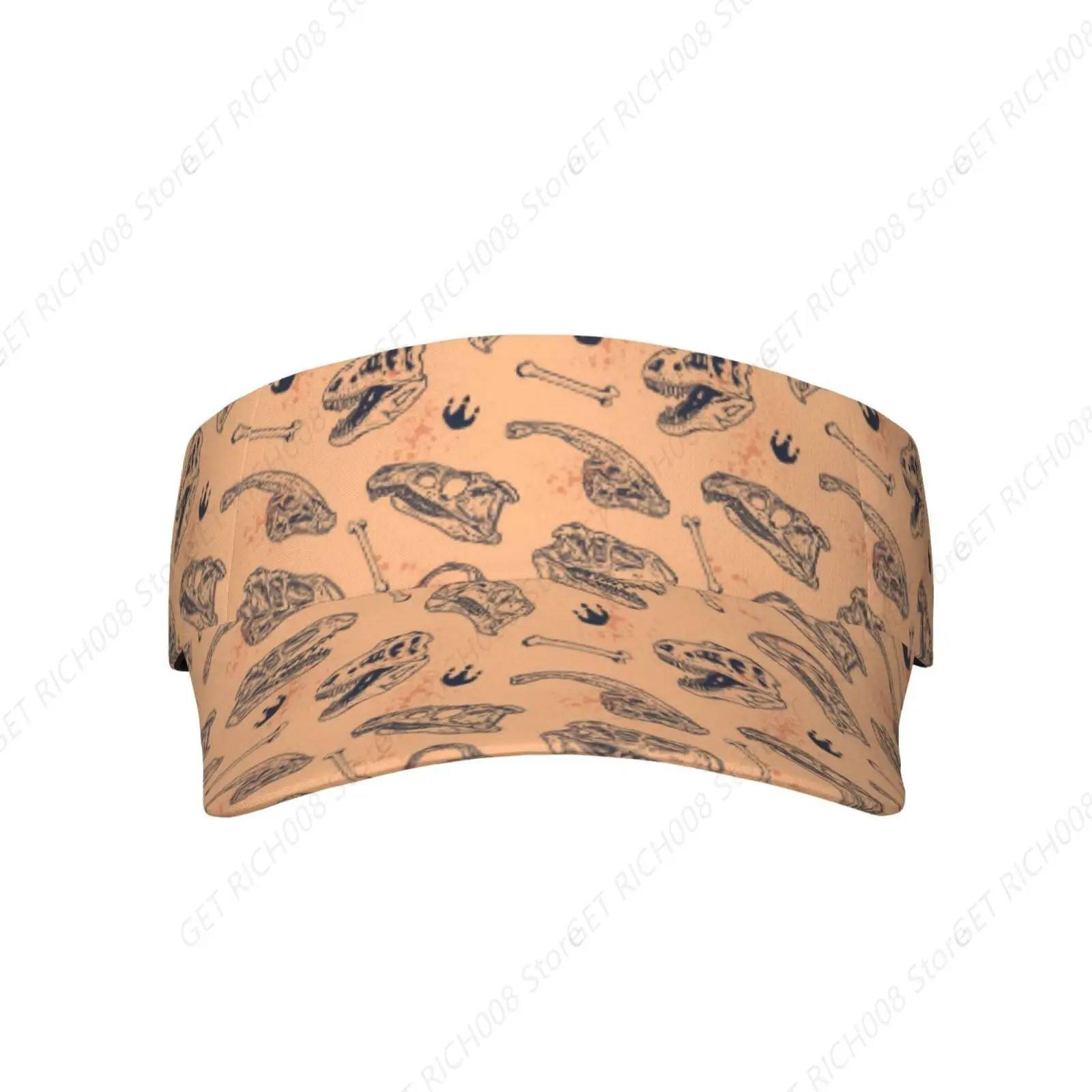 

Cute Dinosaur Visor Hat Cartoon Animal Adjustable Men Women Cooling Empty Top Sport Visor Cap for Summer Outdoor Pool