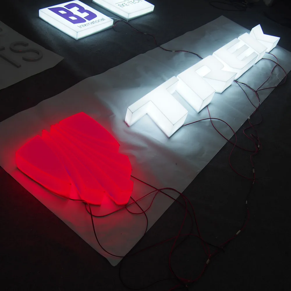 Custom Metal Letters Signs - 3D Illuminated LED Light Up Letters, Waterproof Business Shop Sign, Durable & Bright!