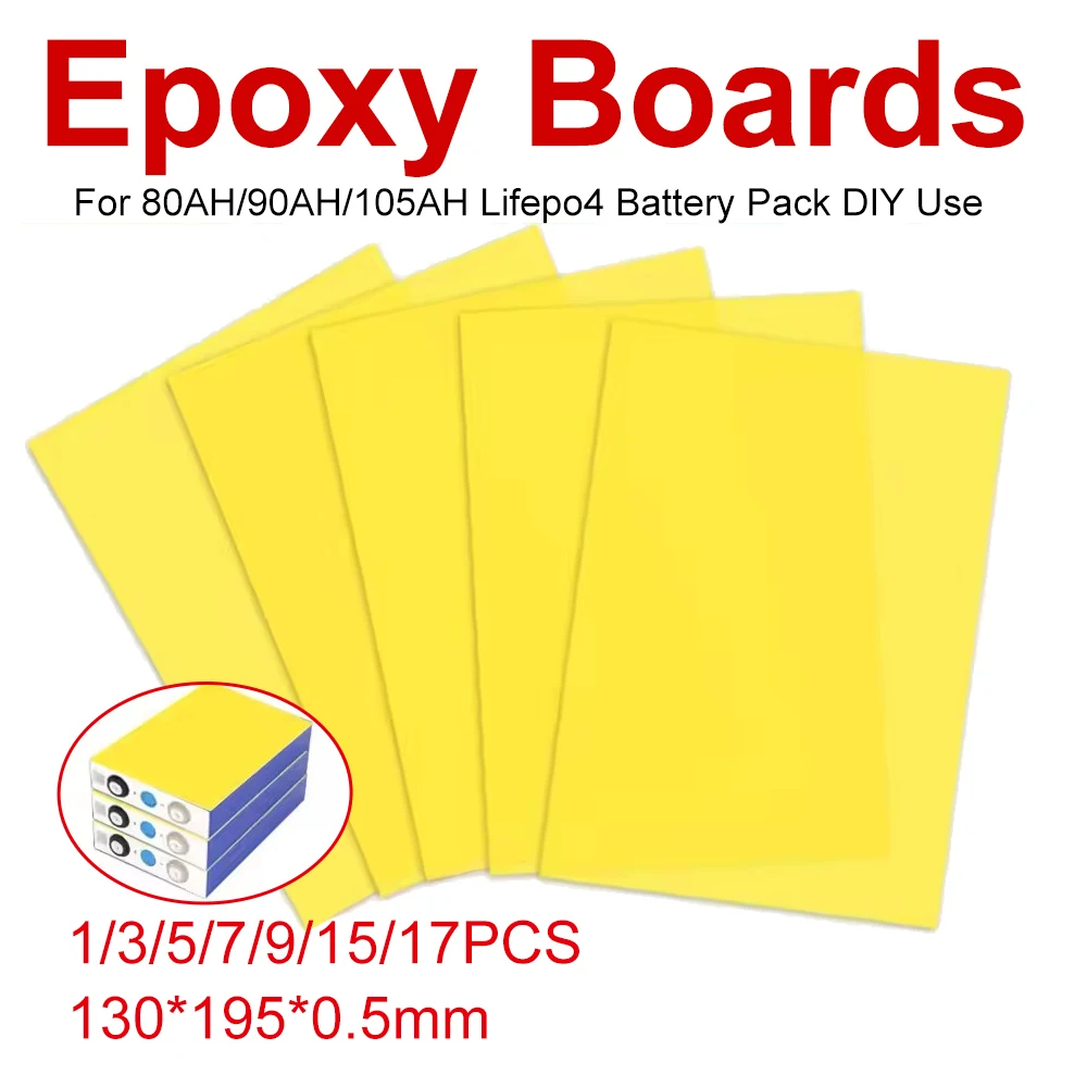 1/5/7pcs 3240 Epoxy Plate Insulating Resin Board 198*128mm for 3.2V 280Ah 320Ah 310Ah 90Ah 12.8V Lifepo4 Battery Pack Diy Use