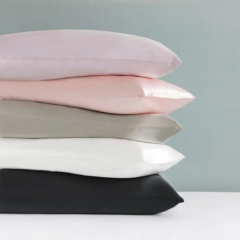 30MM Silk Housewife Pillowcase 1pc 100% Both Sides Mulberry Silk Pillow Case Cover Many Size Multicolor