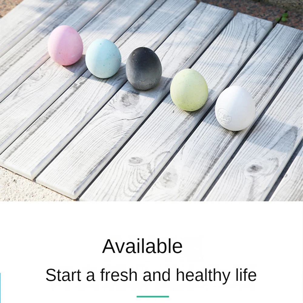 Egg-shaped Deodorized Eggs No Drilling Diatomite Deodorizer Manual Polishing Adsorb Peculiar Smell Refrigerator Deodorant