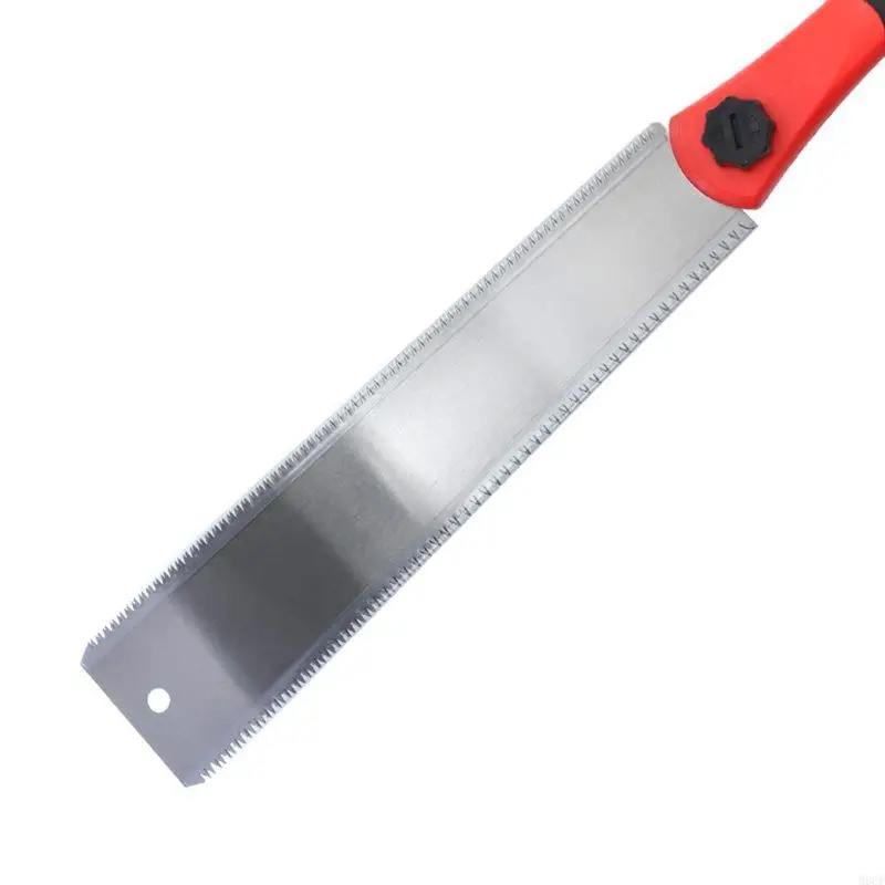 M6CF Woodworking Double Sides SK5 Steel Hand Tenon Fine Tooth with TPR Handle for Gardening