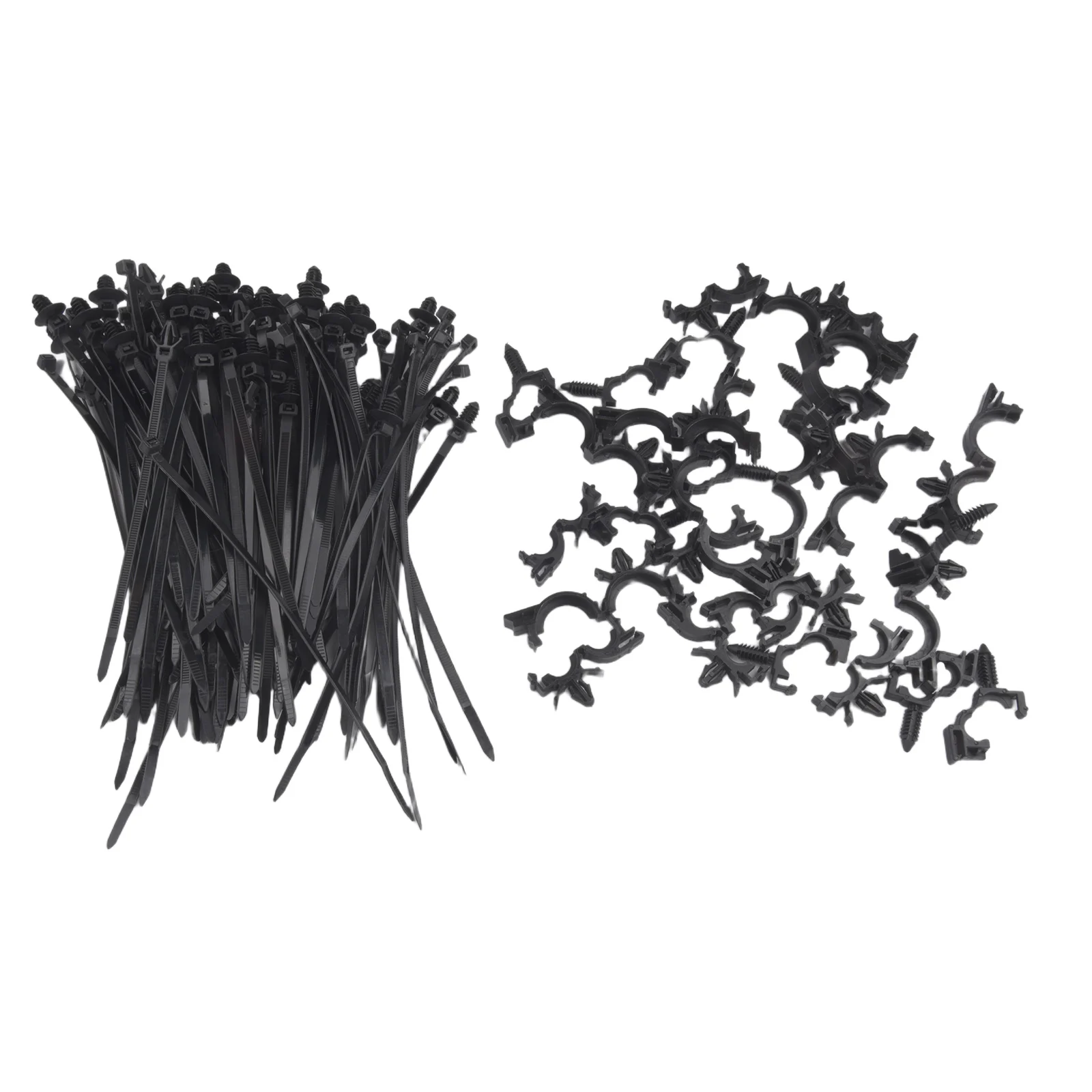 

Автомобильные крепления для кабеля, автомобильные зажимы для прокладки проводов, автомобильная проводка для гаража, набор из 150 предметов, простая установка, пластиковый материал