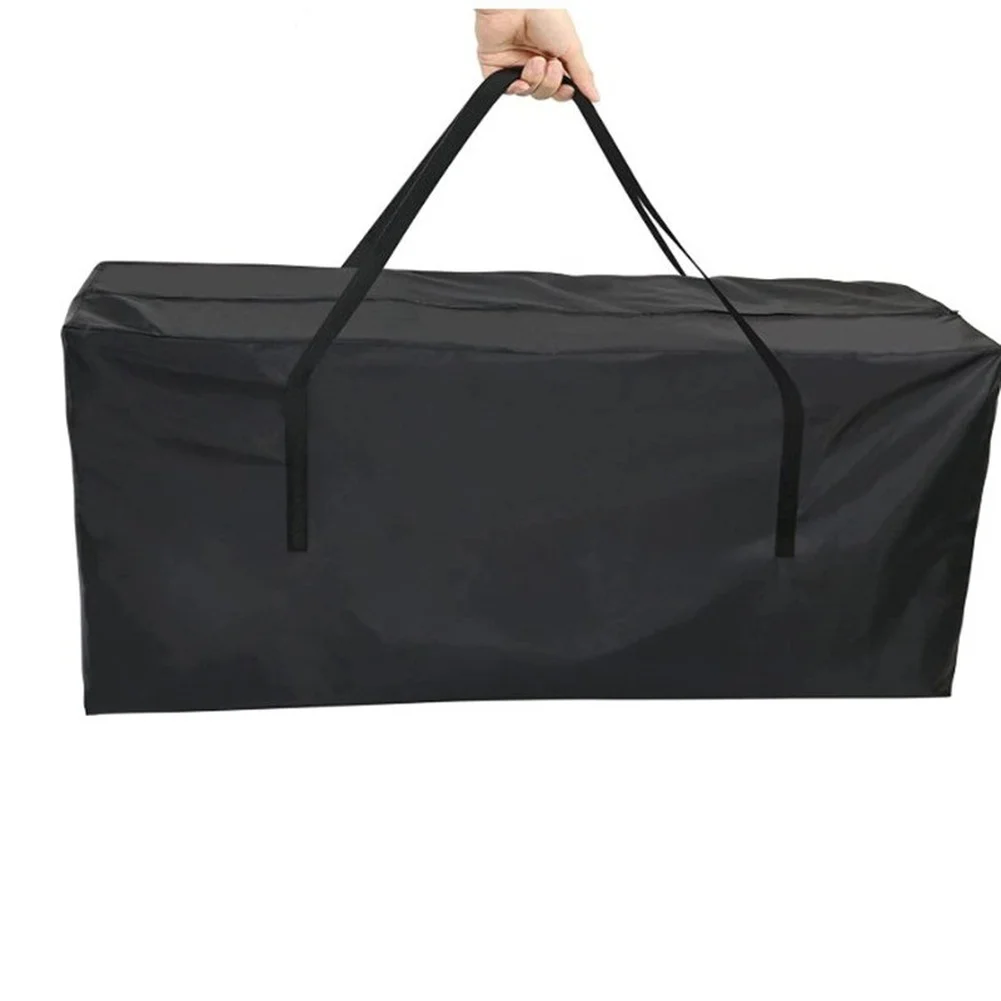 For Patio Storage Bag Christmas Tree Cover Large Outdoor Furniture Cover Black Long-lasting Zipper Large Capacity