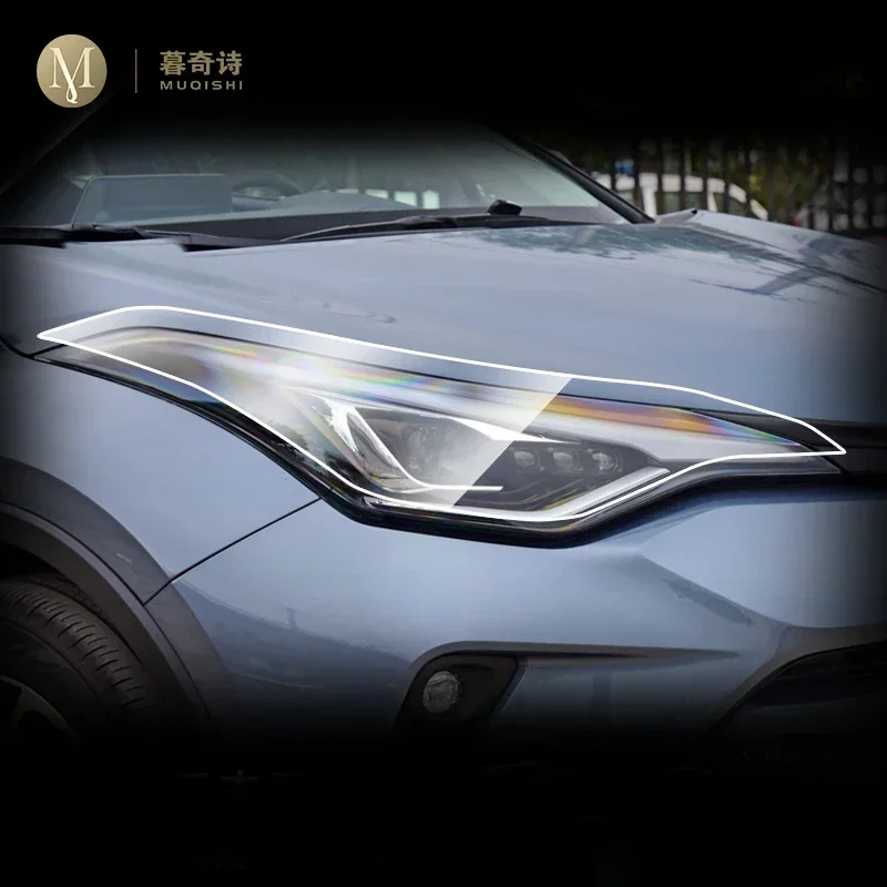

For Toyota C-HR 2020-2024 Car Exterior Headlight Anti-scratch TPU Protective film Anti-scratch Repair film Accessories Refit