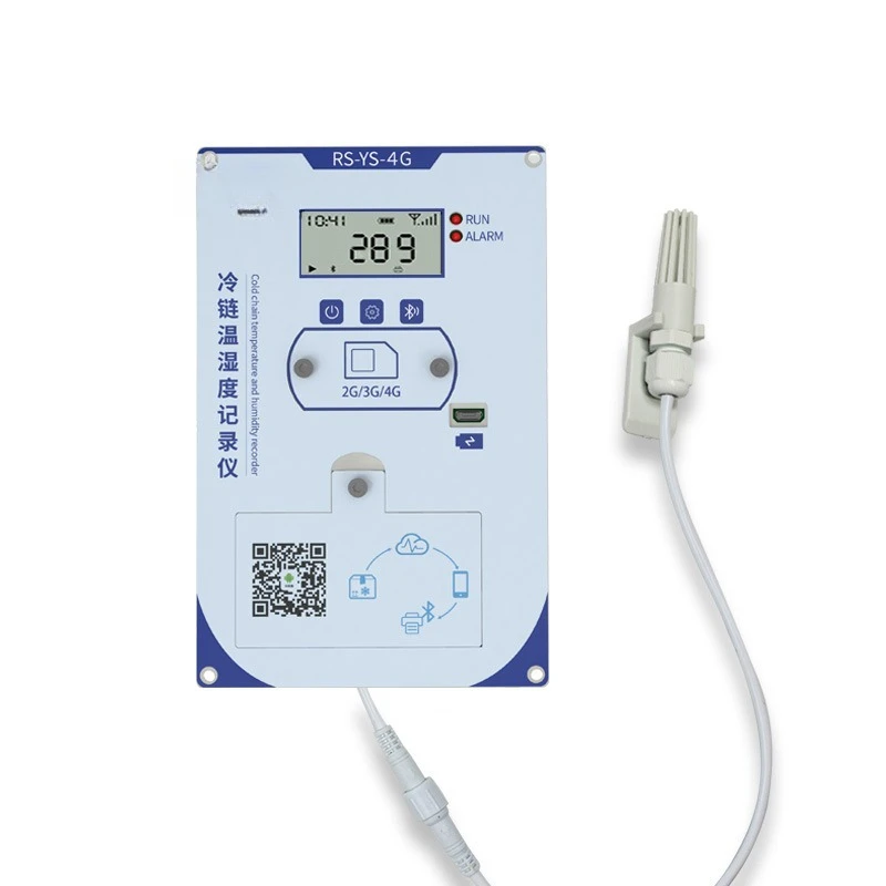 

Insulation box temperature and humidity temperature measurement recorder 4G upload cold chain transportation