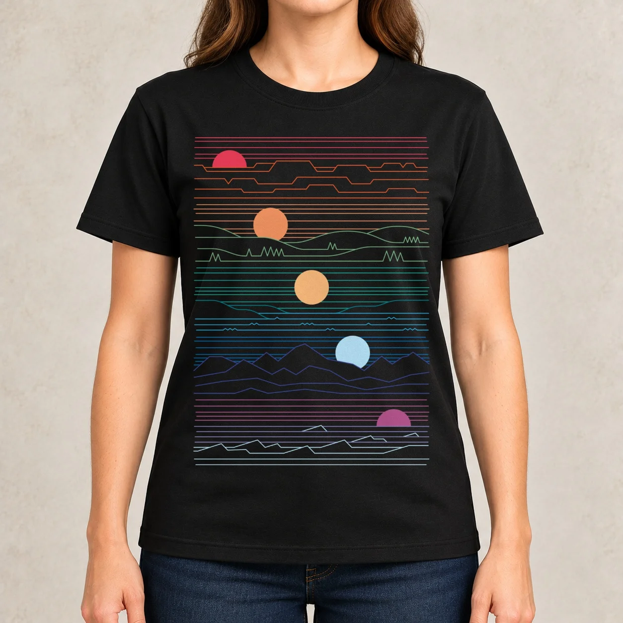 Many Lands Under One Sun Women T-Shirt customizeds tops anime clothes t-shirts for Women loose fit