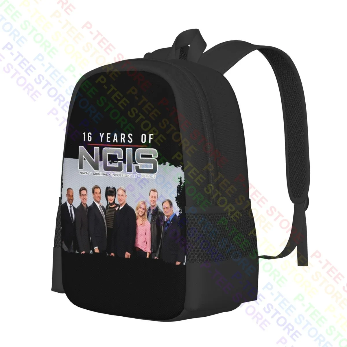 Ncis Anniversary Signature 16 YearsBackpack Large Capacity Cute Eco Friendly