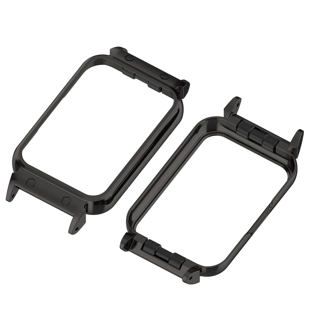 Couverture de boîtier en métal pour Samsung Galaxy Fit3 cadre SM-R390 haute qualité montre intelligente accessoires de protection allergique 18mm largeur sangle