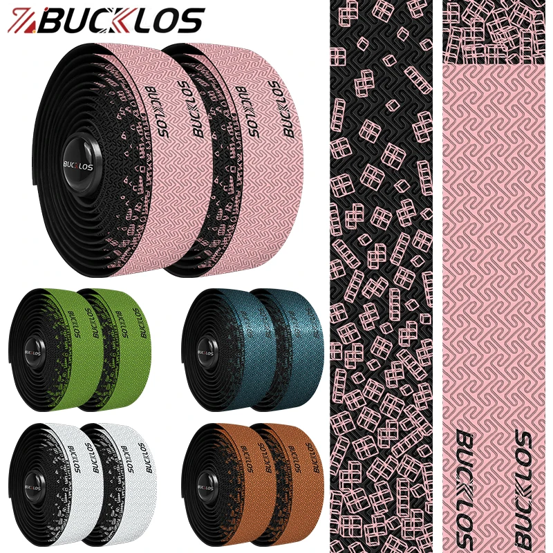 

BUCKLOS Road Bike Handlebar Tape Non-slip PU EVA Bicycle Handlebar Tapes Comfortable Bike Drop Bar Tape Road Cycling Parts