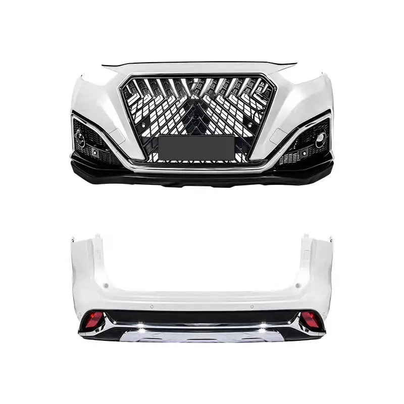 

FULI New design Car bumpers For Toyota highlander 2022 Platinum type body kits Front Rear