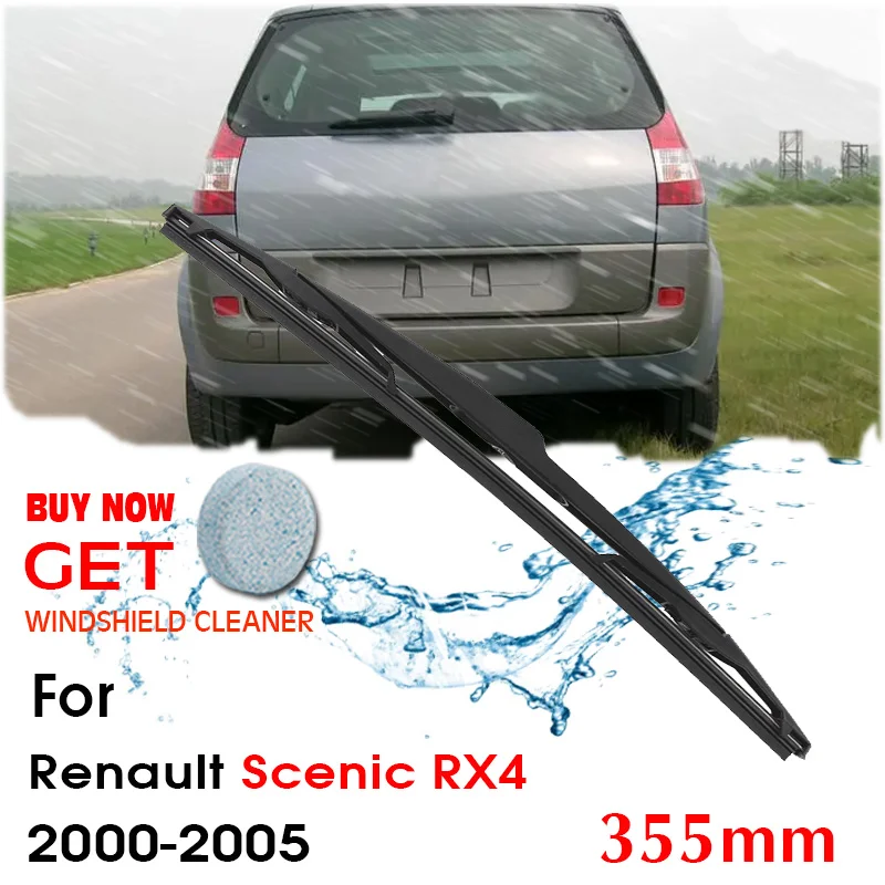 

Car Wiper Blade Rear Back Window Windscreen Windshield Wipers For Renault Scenic RX4 Hatchback 355 mm 2000-2005 Auto Accessories