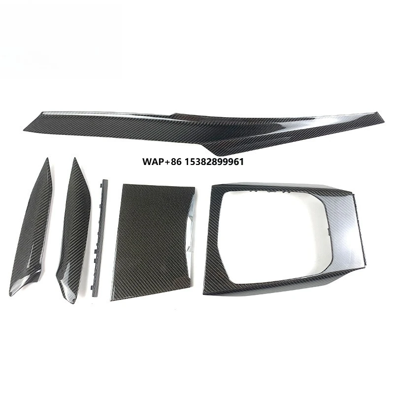 

For G20 G21 G81 G80 G87 M2 M3 M4 M340i 2024 2025 Interior Carbon Fiber Instrument Panel Center Console Shift Lever