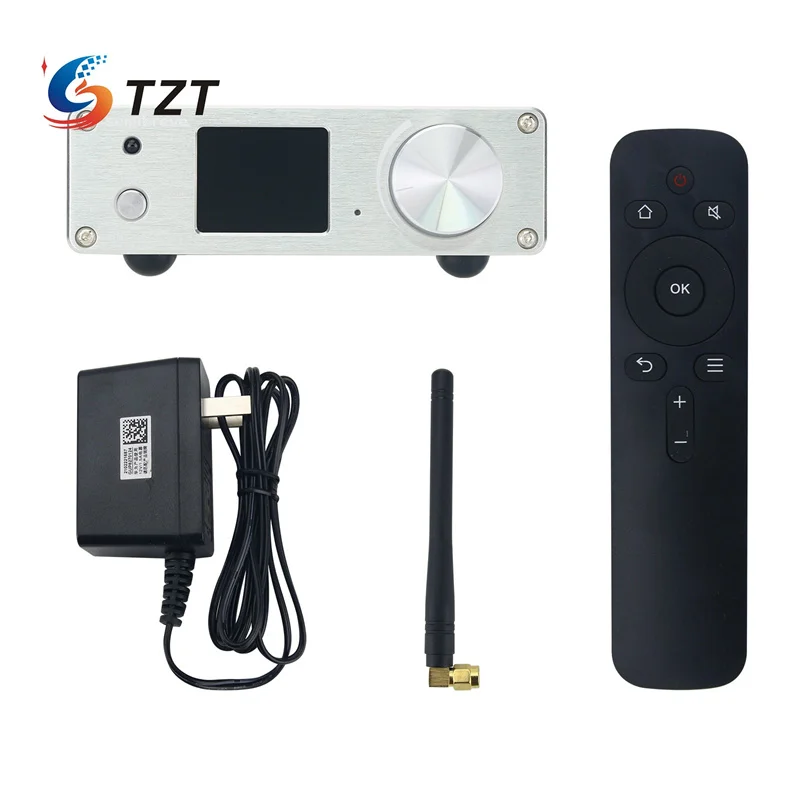 TZT Semibreve White DA10S Dual ES9038Q2M DSD512 Bluetooth 5.4 USB Audio Decoder HiFi DAC (مع/بدون بطاقة فرعية لـ Amanero)