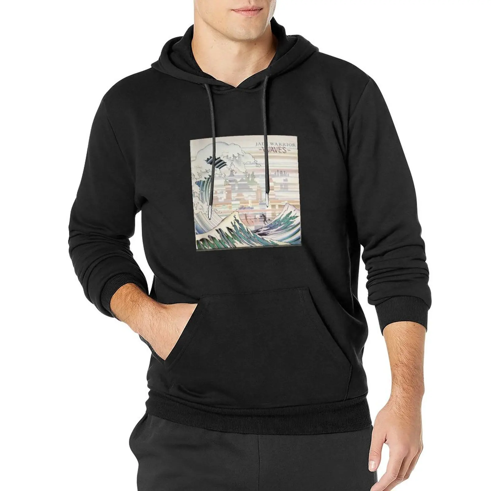 

Jade Warrior, Waves, Prog, Rock Pullover Hoodie men's winter sweater anime clothing men's clothing blouse oversized hoodie