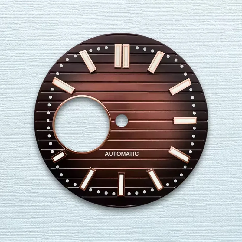 قرص NH38 قرص مجوف أخضر قوي مضيء NH35 يناسب حرفيًا قرص 30.5 مم #2