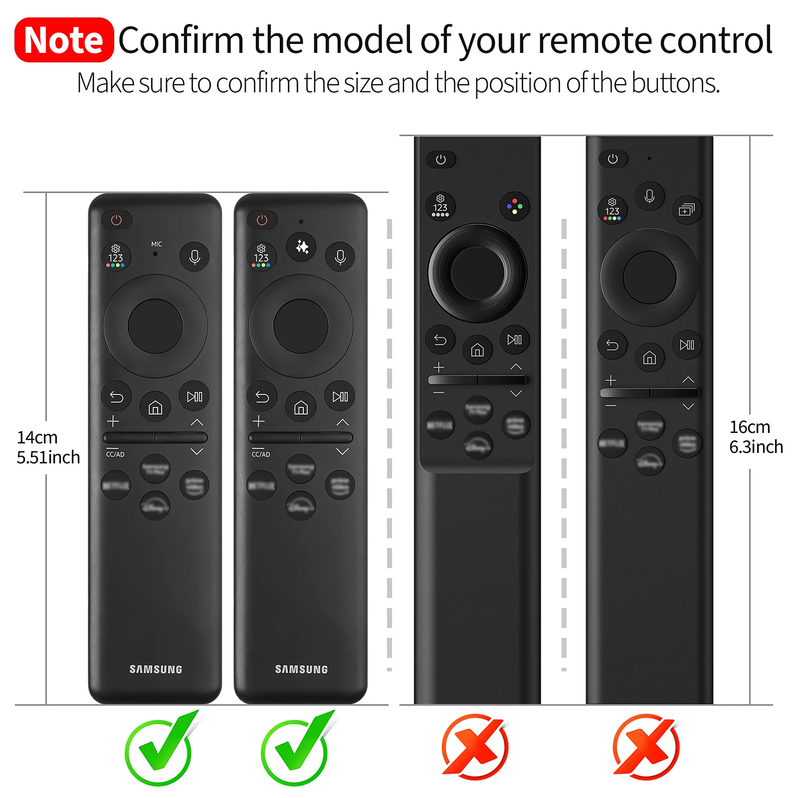 Protective Case for Samsung VG-TM2560EN/ZA/01480L/20784H/01432B/01432D/01432J/20784H Remote Controls