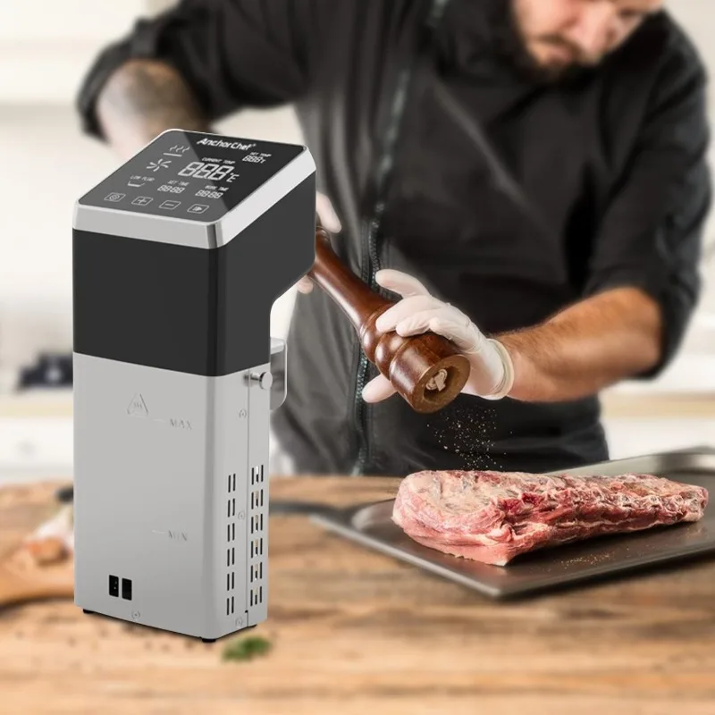 جهاز توزيع الغمر، آلة Sous Vide للمطاعم التجارية، فيديو سوس ذو سعة كبيرة، تسخين سريع، طباخ فيديو سوس