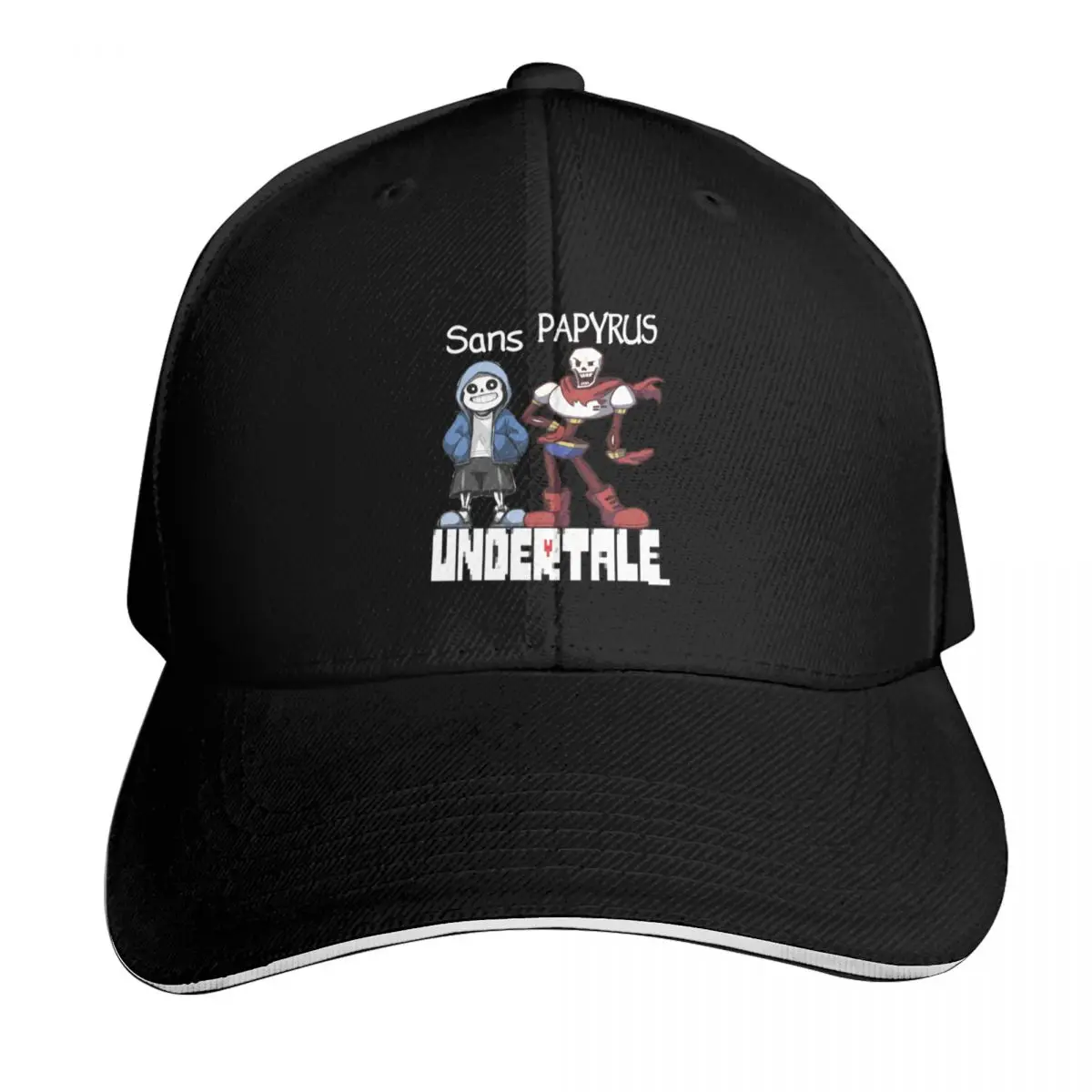 Sans and Papyrus Baseball Cap Adjustable Buckle Closure Moisture Wicking Quick Dry Curved Brim Classic Fit