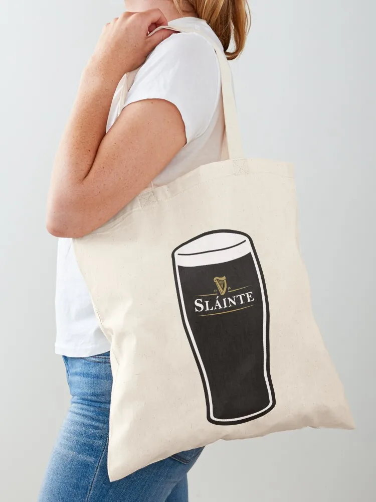 Slainte Irish Drink Tote Bag Women's tote bag Shopper Portable shopping bag