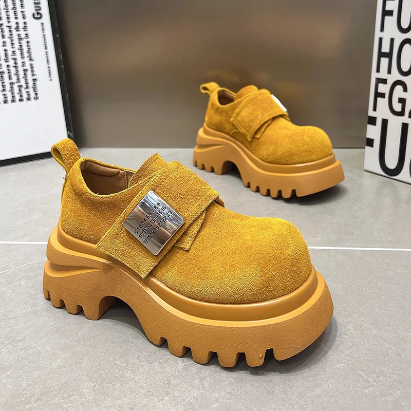 Designer frauen Müßiggänger Schuhe Mid Heels Fad Sport Turnschuhe Herbst 2025, Walking Casual Marke Schuhe Neue Plattform Mujer Zapatos