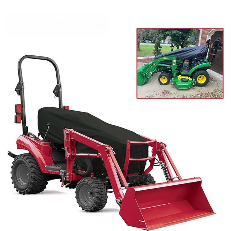 600D Oxford Cloth Tractor Cover Waterproof Dustproof Lawn Mower Protector Farm Vehicle Protective Cover