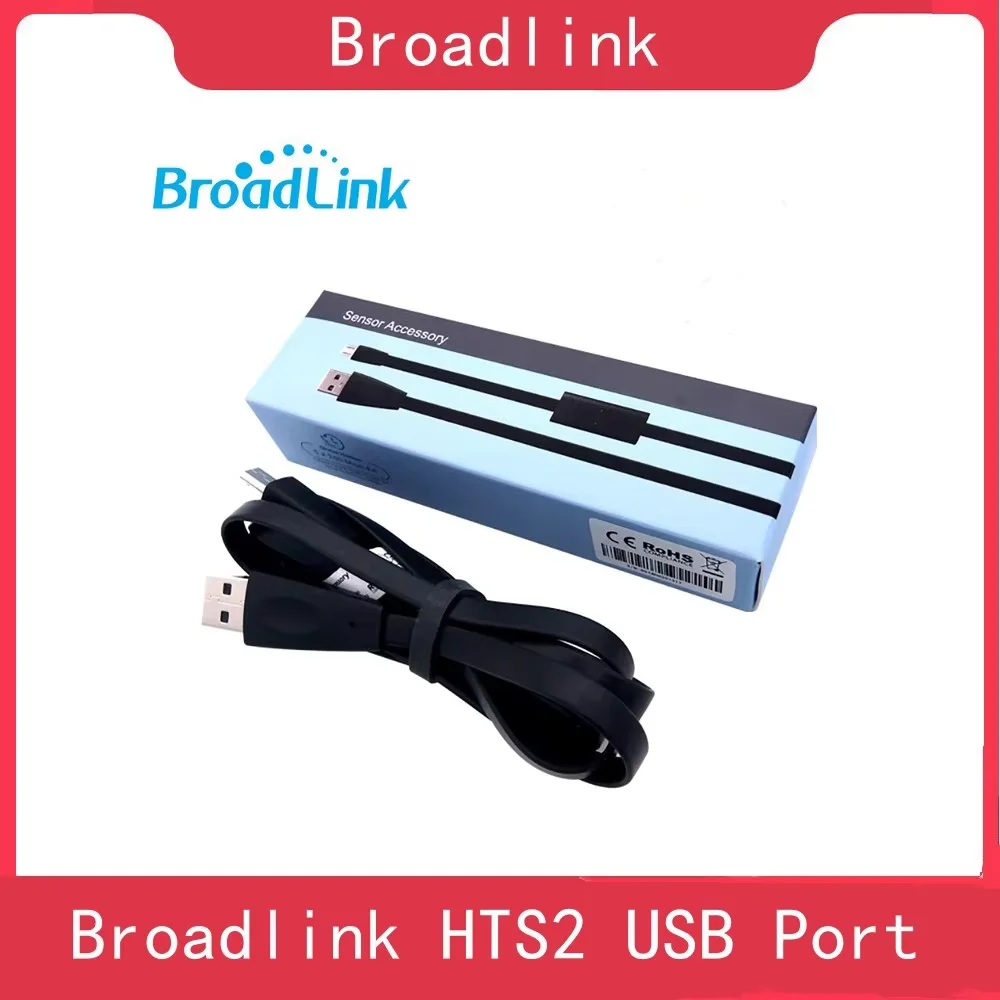 

2025 Broadlink HTS2 Cable USB Port Tempetature Humidity Sensor Detector Work With RM4 mini RM4 Pro Smart Remote