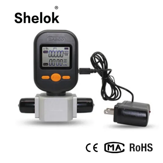 Tragbarer digitaler Massen-Stickstoff-O2-Durchflussmesser Gasluft-Durchflussmesser Luftmengen-Messer für Steam