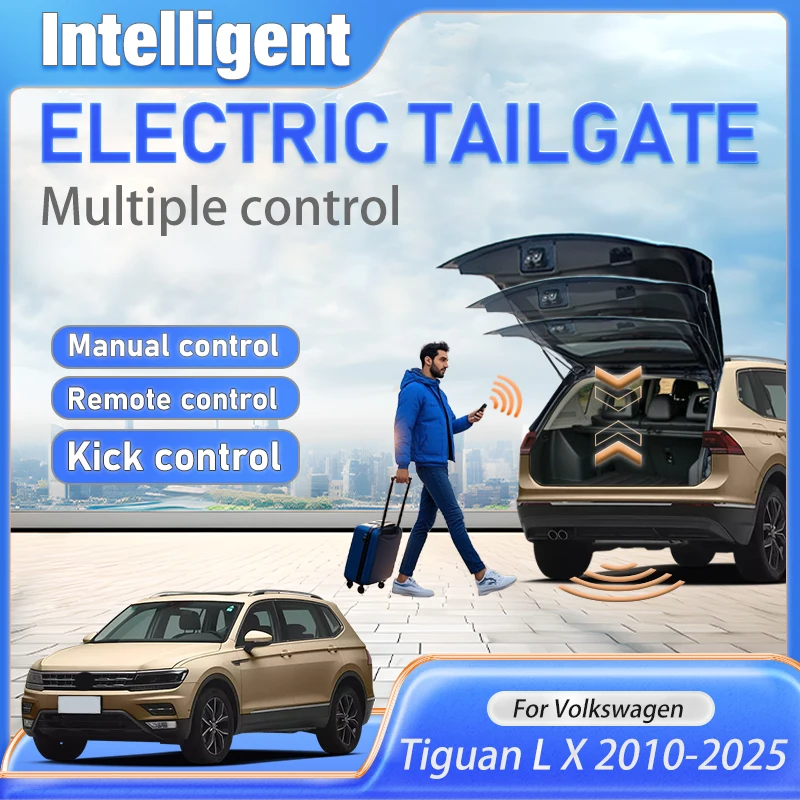 

Car Electric Tailgate Opening Drift Drive Kit Foot Sensor For Volkswagen Tiguan L X 2010 to 2025 Smart Electric Motor For Trunk